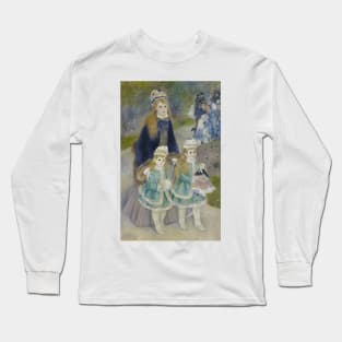 La Promenade by Auguste Renoir Long Sleeve T-Shirt